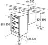 CDA FW254/1 Integrated Fridge With Ice Box