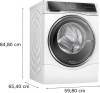 Bosch WNC25410GB Freestanding Washer Dryer