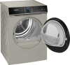 Siemens WR47B2CSGB Tumble Dryer 9kg, Heat Pump, sensor technology, varioSpeed, Home Connect, Large display, Silver Inox A+++ Rated