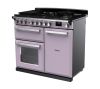 Rangemaster ESDL100DFPHTH/CM1 100cm Wide Dual Fuel Range Cooker - Heather / Chrome - A Rated