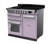 Rangemaster ESDL100EIPHTH/CM1 100cm Wide Induction Range Cooker - Heather /Chrome - A Rated
