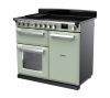 Rangemaster ESDL100EIPMNT/CM1 100cm Wide Induction Range Cooker - Mint /Chrome - A Rated