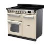 Rangemaster ESDL100EIPPCR/CM1 100cm Wide Induction Range Cooker - Pale Cream /Chrome - A Rated