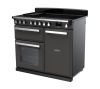 Rangemaster ESDL100EIPSLT/CM1 100cm Wide Induction Range Cooker - Slate /Chrome - A Rated