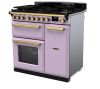 Rangemaster ESDL90DFPHTH/AB1 90cm Wide Dual Fuel Range Cooker - Heather / Antique Brass - A Rated
