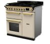 Rangemaster ESDL90DFPPCR/AB1 90cm Wide Dual Fuel Range Cooker - Pale Cream / Antique Brass - A Rated
