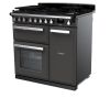 Rangemaster ESDL90DFPSLT/CM1 90cm Wide Dual Fuel Range Cooker -Slate / Chrome - A Rated