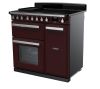 Rangemaster ESDL90EIPBOR/CM1 90cm Induction Range Cooker –Bordeaux / Chrome -A Rated