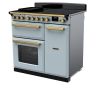 Rangemaster ESDL90EIPMSB/AB1 90cm Wide Induction Range Cooker - Misty Blue / Antique Brass - A Rated