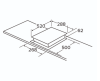 CDA HN3615FR Domino two zone induction hob