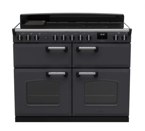 Rangemaster CLDLB110EIPSLT/CM1 Classic Deluxe 11cm BC Induction Range Cooker Slate/Chrome