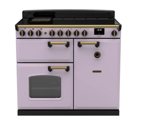Rangemaster CLDL100EIPHTH/AB1 Classic Deluxe 100cm Induction Range Cooker  Heather/Antique Brass