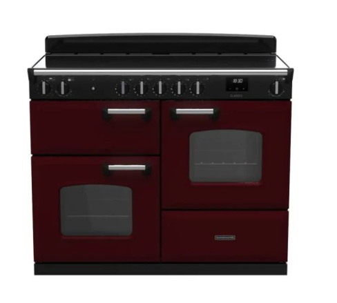 Rangemaster CLO110EIPBOR/CM1 Classic OC 110cm Induction Range Cooker Bordeaux/Chrome