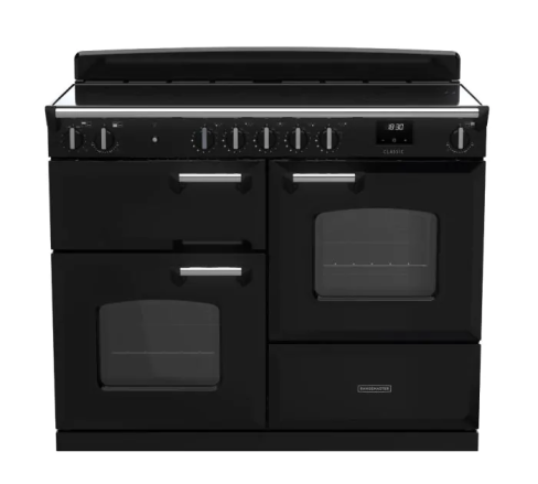 Rangemaster CLO110EIPGBL/CM1 Classic OC 110cm Induction Range Cooker Black/Chrome