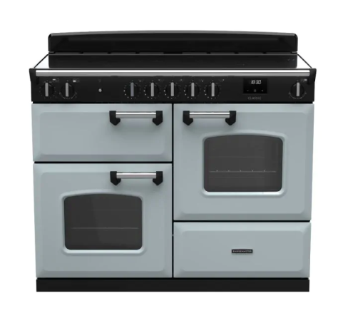 Rangemaster CLO110EIPMSB/CM1 Classic OC 110cm Induction Range Cooker Misty Blue/Chrome