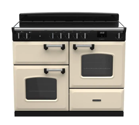 Rangemaster CLO110EIPPCR/CM1 Classic OC 110cm Induction Range Cooker Pale Cream/Chrome
