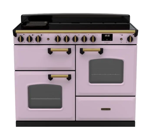 Rangemaster CLDLO110EIPHTH/AB1 Classic Deluxe 110cm OC Induction Range Cooker  Heather/Antique Brass