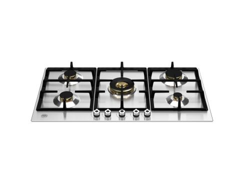 Bertazzoni P905CPROX Pro Series 90cm Gas Hob with Central Wok Burner Stainless Steel