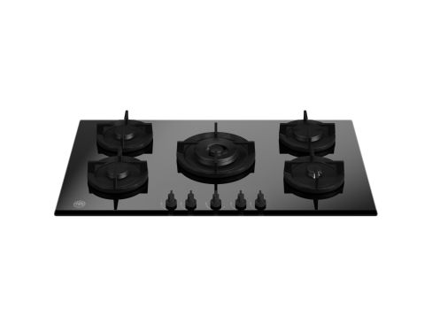 Bertazzoni P905CMODGNE Modern Series 90cm Gas on Glass hob with Central Wok Burner
