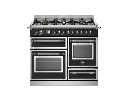 Bertazzoni HER106L3ENET Heritage 100cm Range Cooker XG Oven Dual Fuel Matt Black