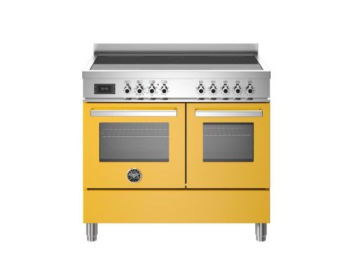 Bertazzoni PRO105I2EGIT Professional 100cm Range Cooker Twin Oven Induction Gloss Yellow