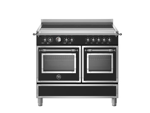 Bertazzoni HER105I2ENET Heritage 100cm Range Cooker Twin Oven Induction Matt Black