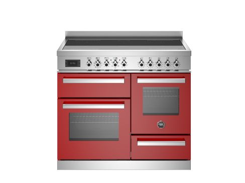 Bertazzoni PRO105I3EROT Professional 100cm Range Cooker XG Oven Induction Gloss Red