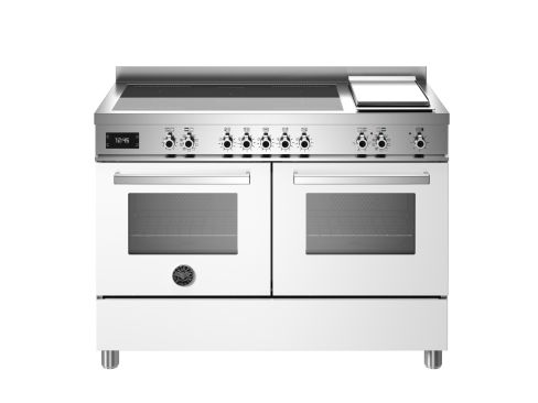 Bertazzoni PRO125I2EBIT Professional 120cm Range Cooker Twin Oven Induction Gloss White