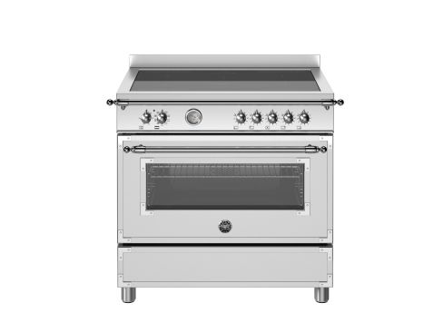 Bertazzoni HER95I1EXT Heritage 90cm Range Cooker Single Oven Induction Stainless Steel