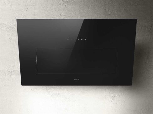 Elica BLOOM-STD-BLK 85cm Wide Angled Hood - Black - A Rated