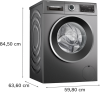 Bosch WGG244FCGB Freestanding Washing Machine