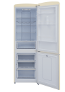 CDA FLORENCE-BARLEY Freestanding Upright Frost Free Fridge Freezer