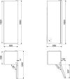 Smeg UKFF18EN2HX Freestanding Upright Frost Free Freezer