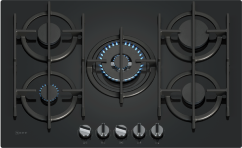 Neff T27PIQ4S0 Gas On Glass Hob