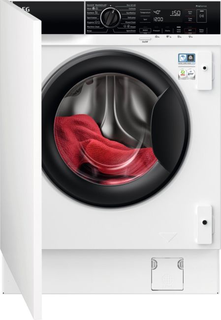 AEG L8WE84636BI Integrated Washer Dryer