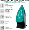 Tower T22026TL Ceraglide Elitespeed 3100W Cordless Steam Iron Black - Teal