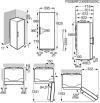 AEG OAG7M281EX Upright Freezer, Frost-Free, 278L Capacity