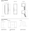 Bertazzoni RBM60F5FXNC Freestanding Upright Frost Free Fridge Freezer