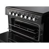 Rangemaster CLA60ECBL/C Classic Freestanding 60cm Ceramic Cooker in Black and Chrome A Rated