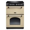 Rangemaster CLA60ECCR/C Classic Freestanding 60cm Ceramic Cooker in Cream and Chrome A Rated