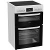 Hotpoint HDE6VDW 60cm Electric Cooker with Ceramic Hob - White