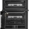 Hotpoint HDG6GDCX Gas Cooker with Double Oven, Stainless Steel, A+ Rated