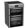 Hotpoint HDE6VDCASX Electric Ceramic Double Oven Cooker 60CM - with Air Fry