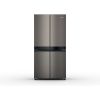 Hotpoint HQ9U2BLG Total No Frost American Fridge Freezer with Multi-Temperature Compartment - Black Inox - 90CM - 594L