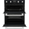 Belling BEL BI703MFC BLK Built Under Double Oven