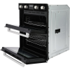 Belling BEL BI703MFC BLK Built Under Double Oven