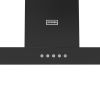 Stoves ST STERLING CHIM 100T BLK Sterling Black 100cm Chimney Cooker Hood A+ Rated