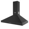 Stoves ST STERLING CHIM 90PYR BLK Sterling 90cm Black Pyramid Chimney Cooker Hood A+ Rated