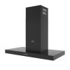 Belling BEL COOKCENTRE CHIM 110T BLK 110cm T Shaped Chimney Cooker Hood in Black C Rated