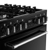 Belling BEL MRA FARMHOUSE 60DF BLK Freestanding Dual Fuel Cooker